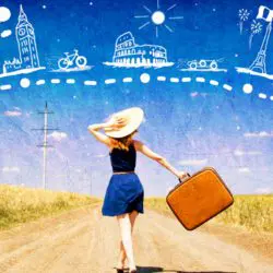 image of a woman chasing her dreams
